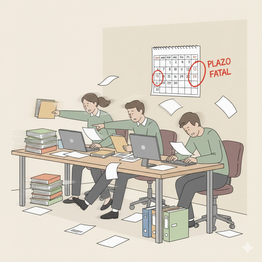 El impacto de la parálisis operativa.