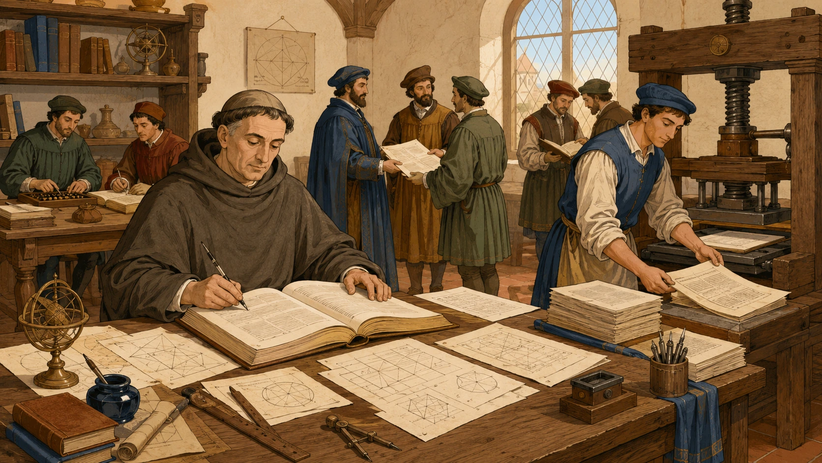 Luca Pacioli y la difusión impresa de la partida doble durante el Renacimiento